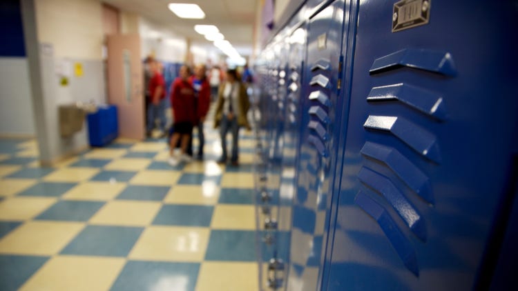 School hallway