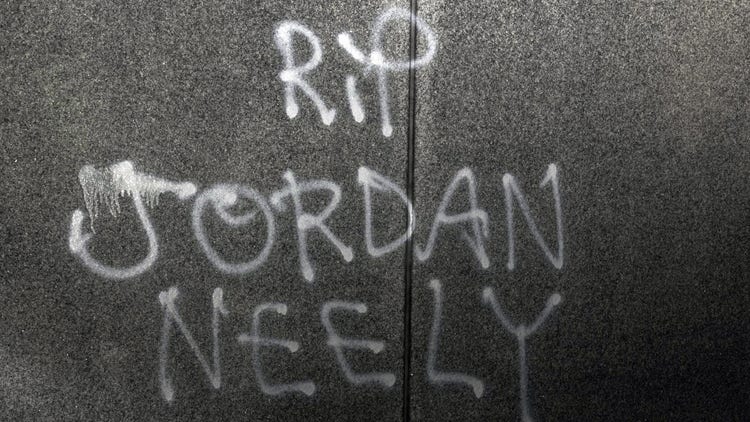 Jordan Neely graffiti