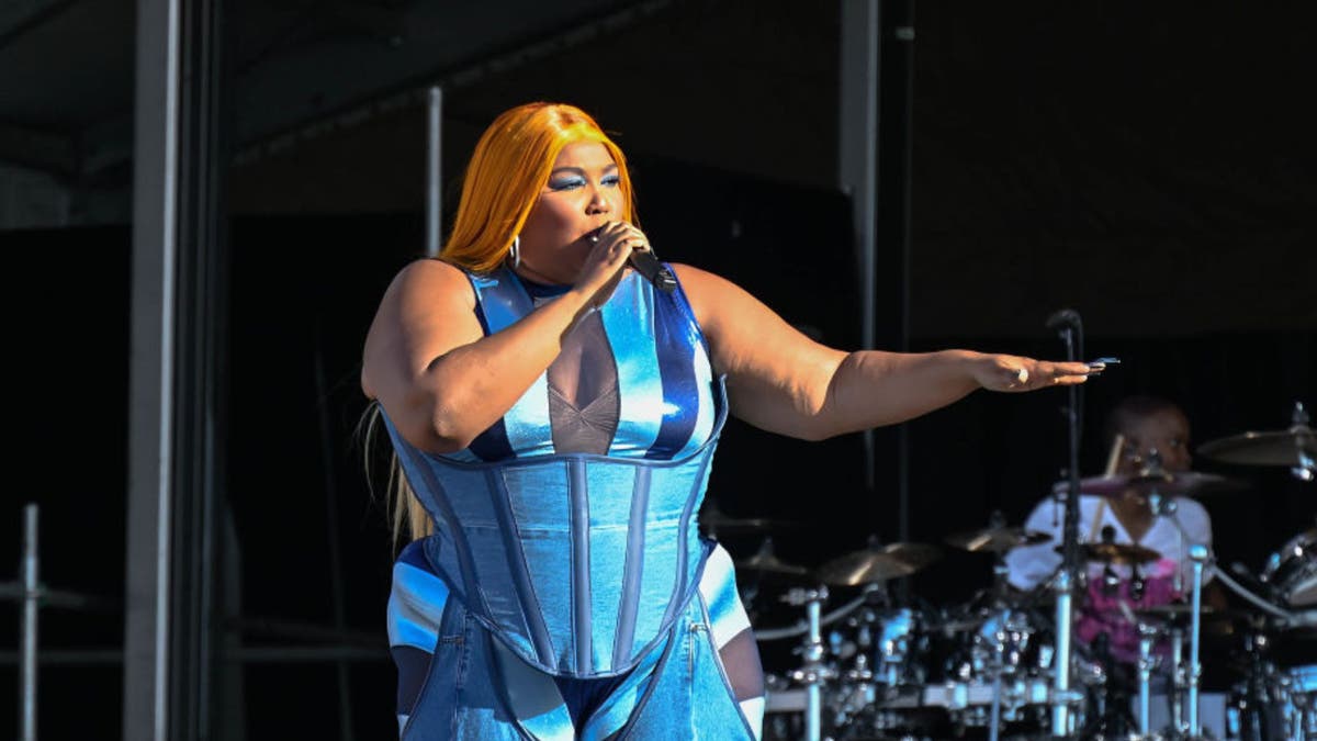 Lizzo performs on stage during The Special Tour at Rogers Arena