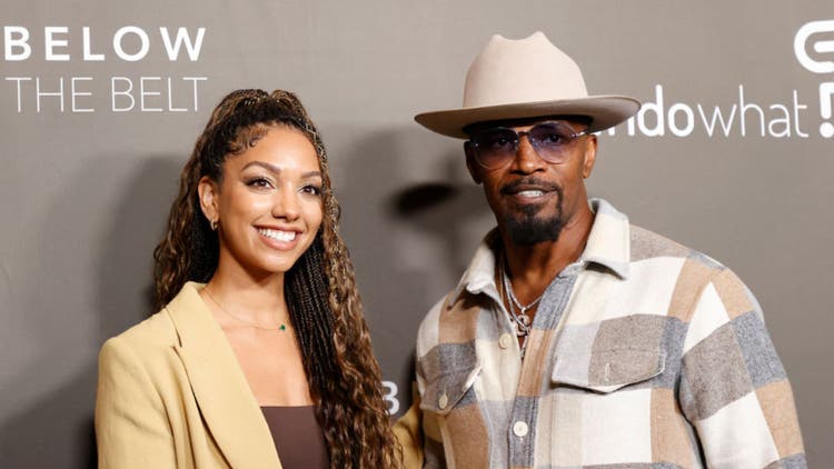 Jamie Foxx and Corinne Foxx