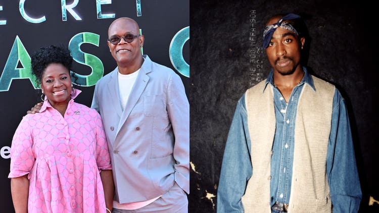 LaTanya Richardson Jackson, Samuel L. Jackson, and Tupac Shakur