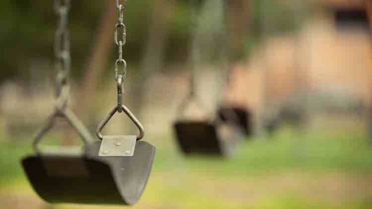 Playground swings