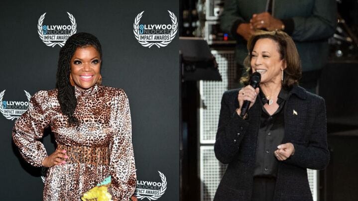 Yvette Nicole Brown and Kamala Harris