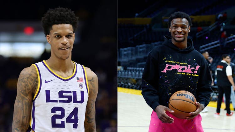 Shareef O'Neal and Bronny James