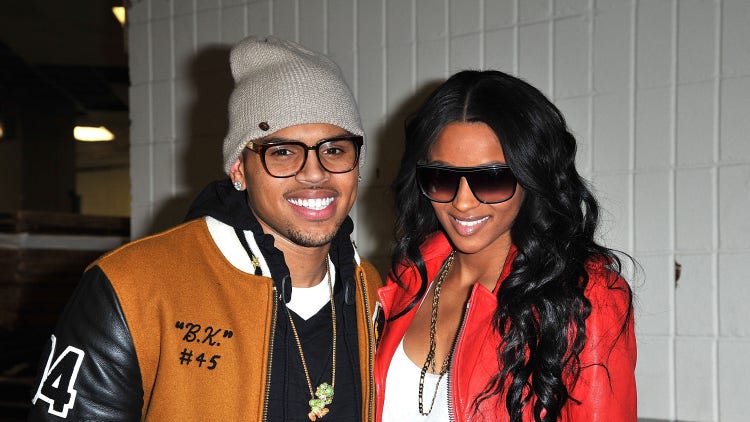 Chris Brown and Ciara