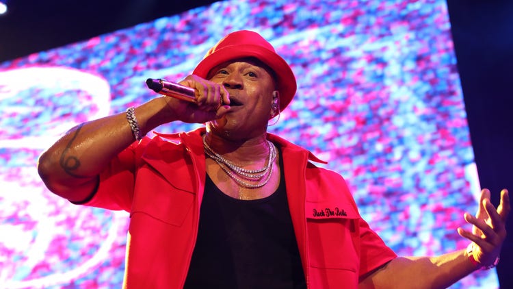 LL Cool J performs during Rock The Bells Festival at Forest Hills Stadium on August 05, 2023 in New York City