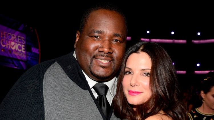 Quinton Aaron and Sandra Bullock