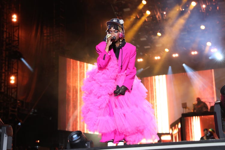 Lauryn Hill performs during Hip Hop 50 Live at Yankee Stadium on August 11, 2023 in New York City.