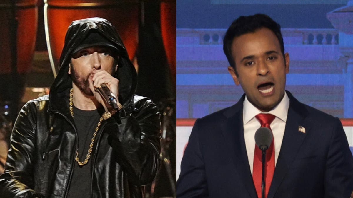 Eminem demands Vivek Ramaswamy to stop rapping his music