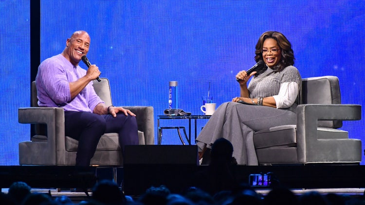 The Rock and Oprah Winfrey