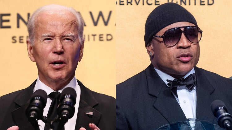 Joe Biden and LL Cool J