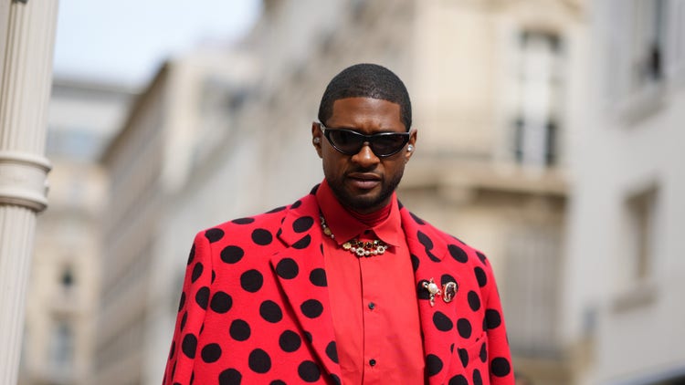 Usher is seen during the Womenswear Spring/Summer 2024 as part of Paris Fashion Week on September 27, 2023 in Paris, France.