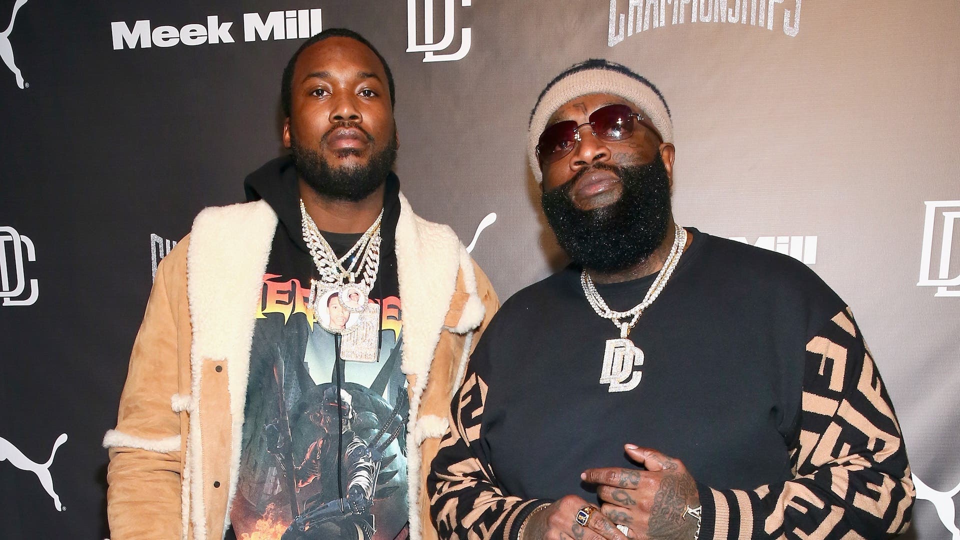 Rick Ross and Meek Mill pay a visit to "Inside The NBA"